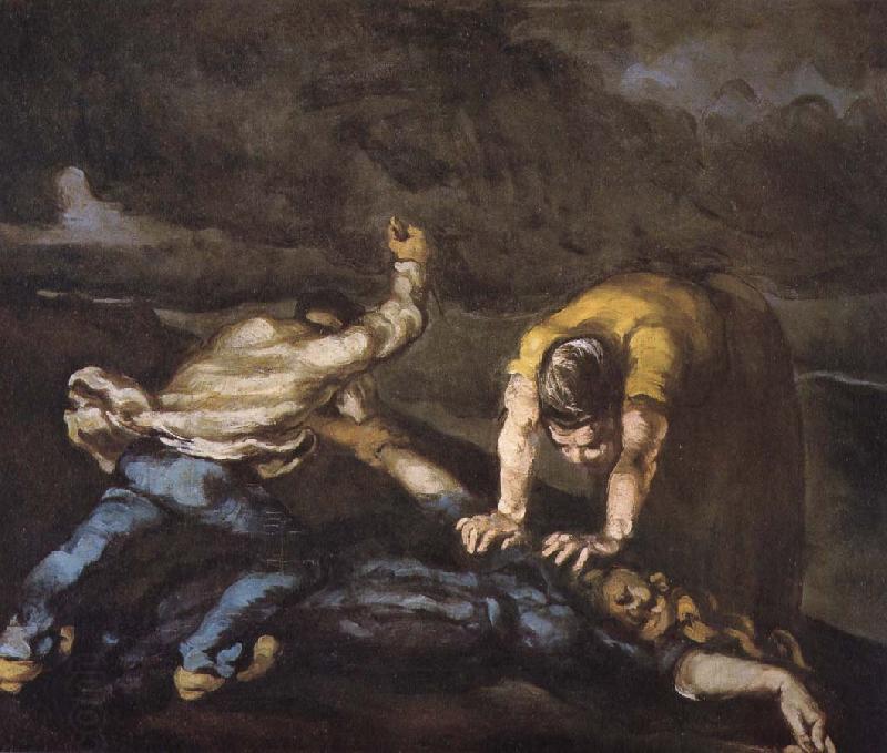 Paul Cezanne murder China oil painting art